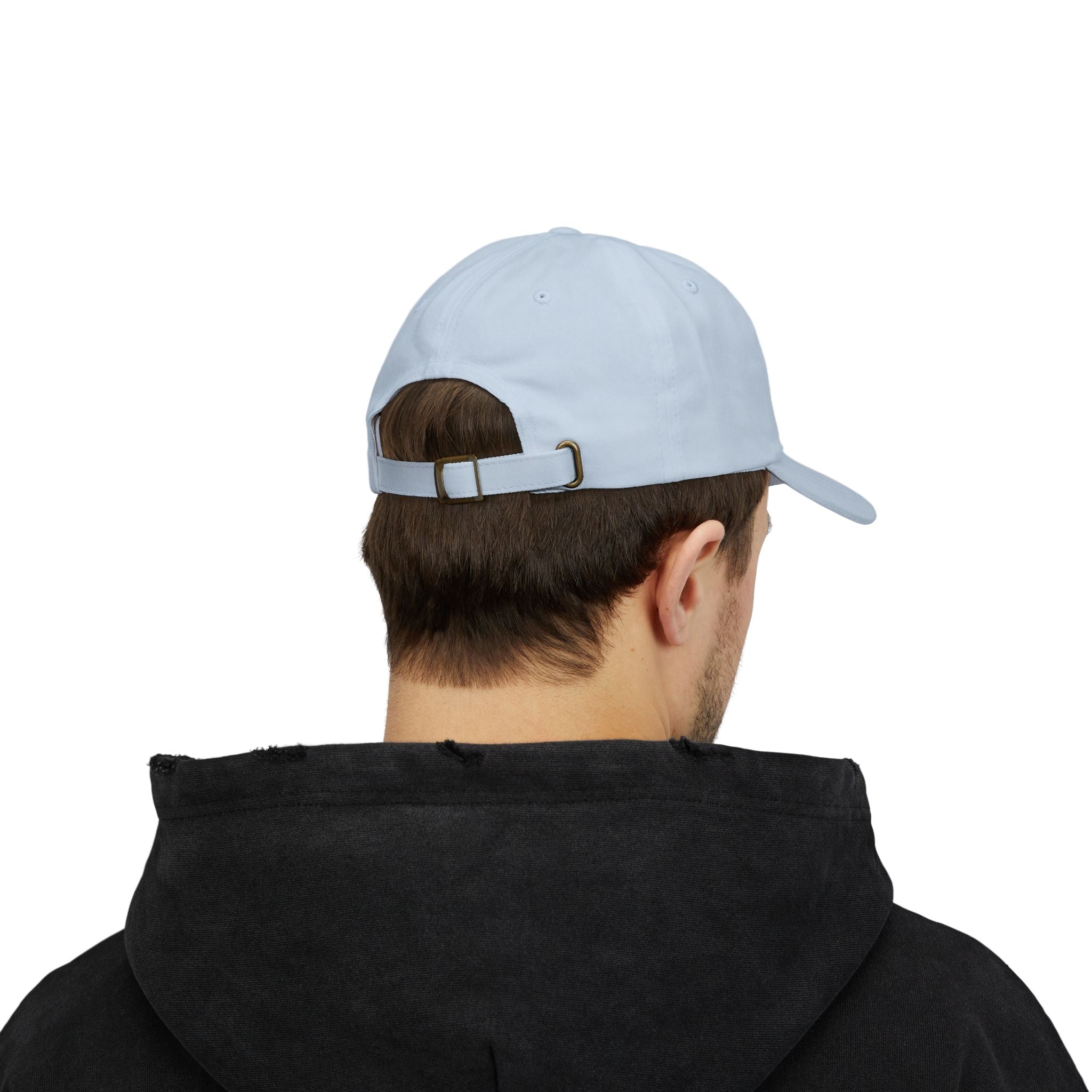 Stylish Classic Dad Cap, Trendy Hat for Men, Casual Summer Accessory, Gift for Father's Day, Adjustable White Cap