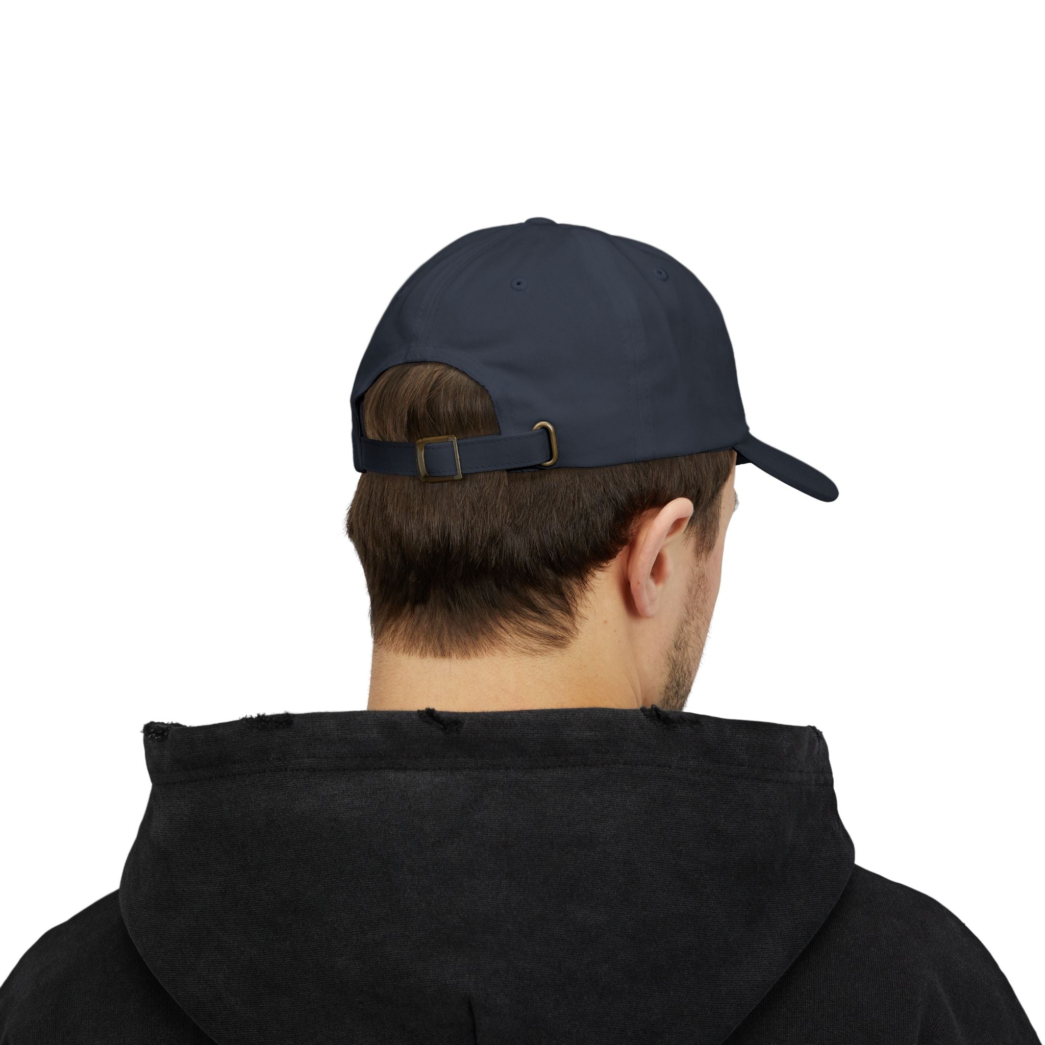 Stylish Classic Dad Cap, Trendy Hat for Men, Casual Summer Accessory, Gift for Father's Day, Adjustable White Cap