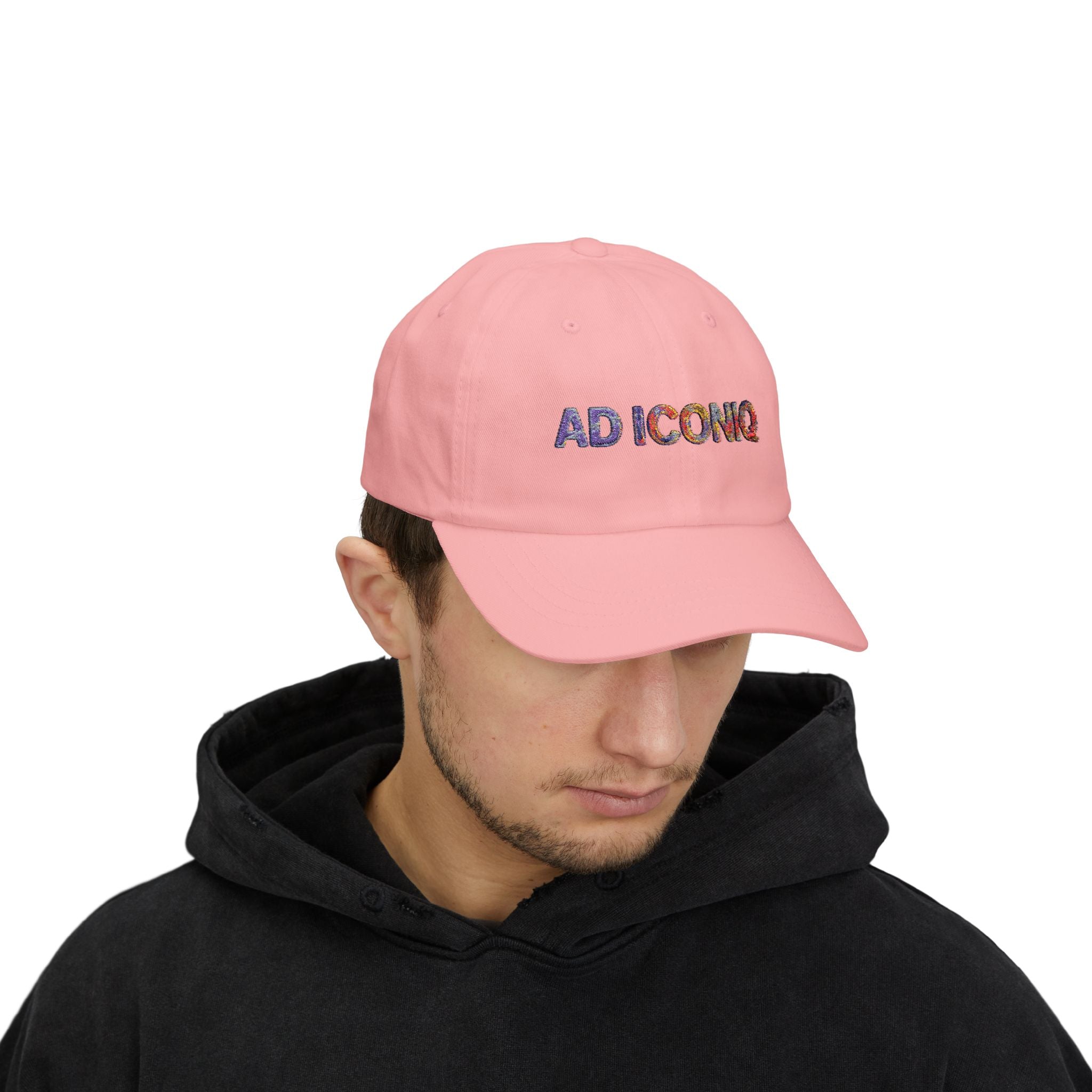 Stylish Classic Dad Cap, Trendy Hat for Men, Casual Summer Accessory, Gift for Father's Day, Adjustable White Cap