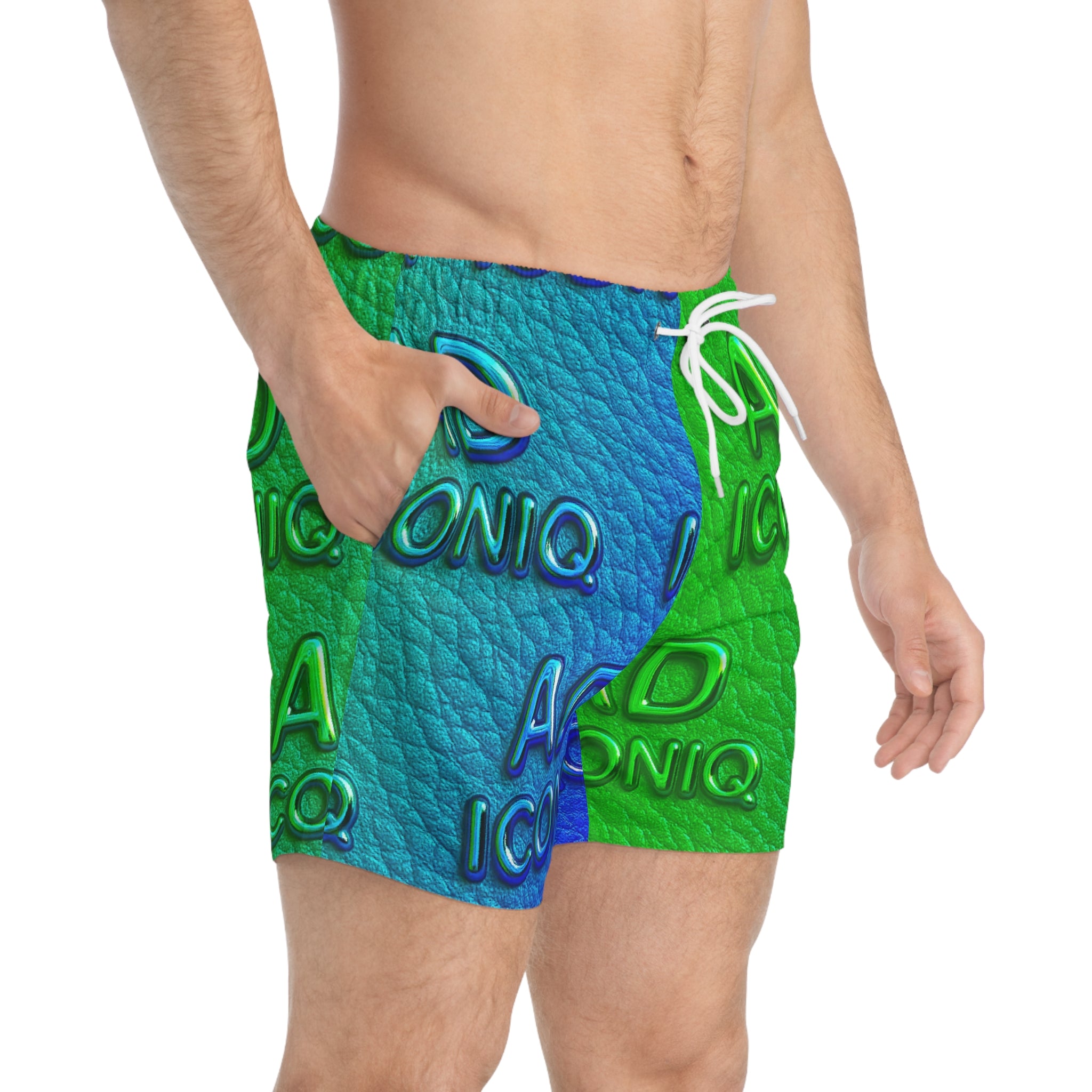 AD ICONIQ’s Signature Swim Trunks