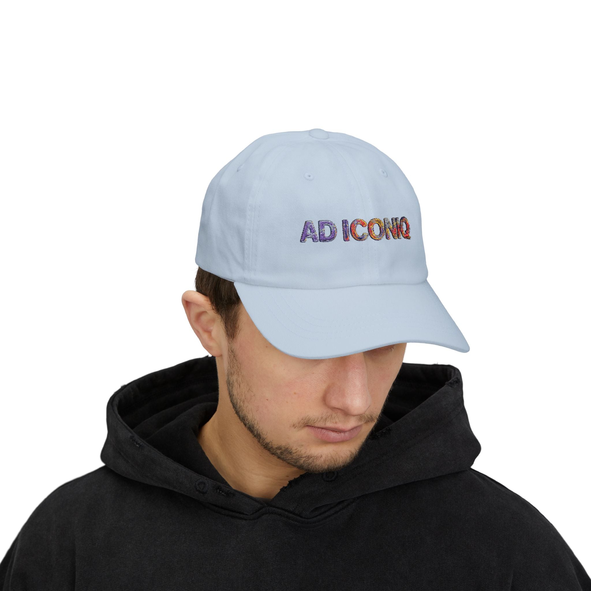 Stylish Classic Dad Cap, Trendy Hat for Men, Casual Summer Accessory, Gift for Father's Day, Adjustable White Cap