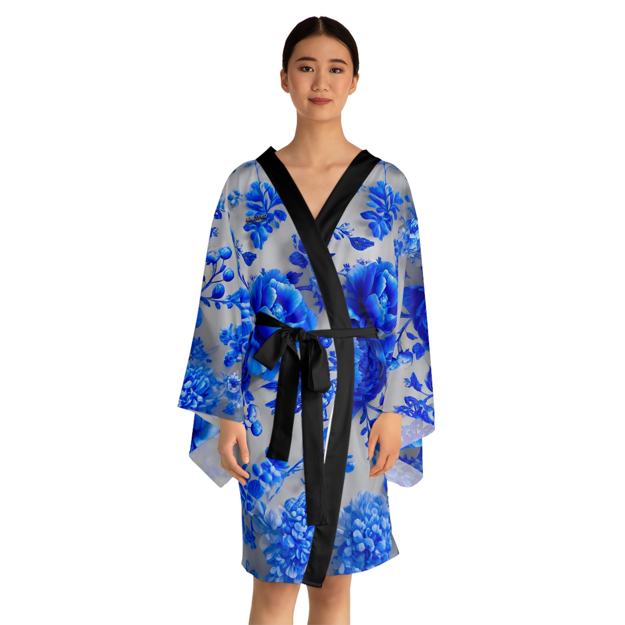 AD |CONIQ — La Flor Azul Bloom Kimono Robe