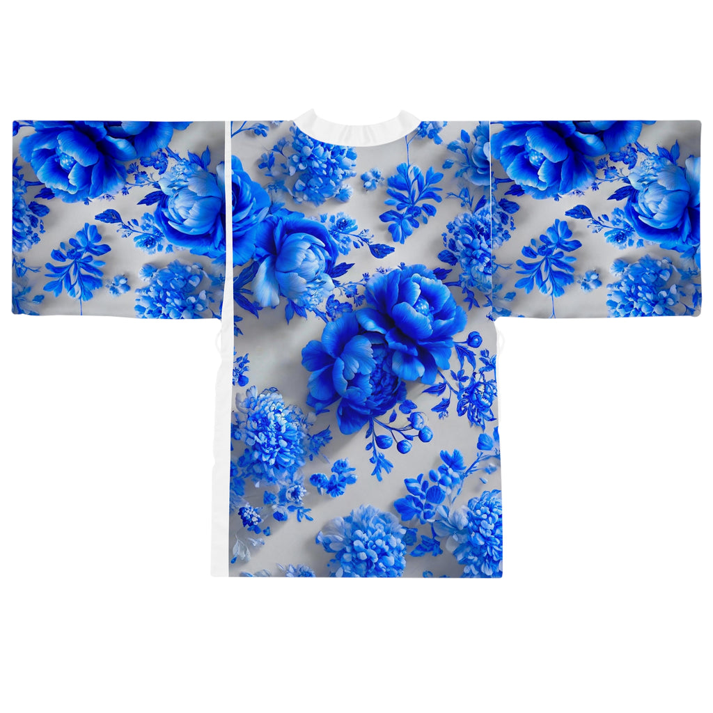 AD |CONIQ — La Flor Azul Bloom Kimono Robe