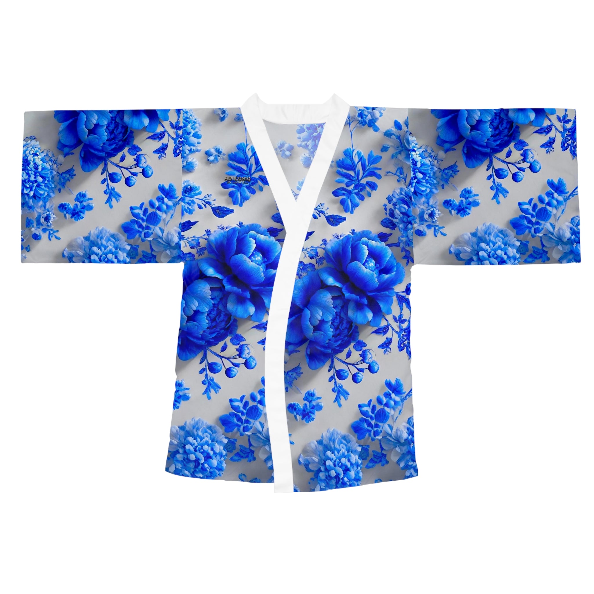AD |CONIQ — La Flor Azul Bloom Kimono Robe