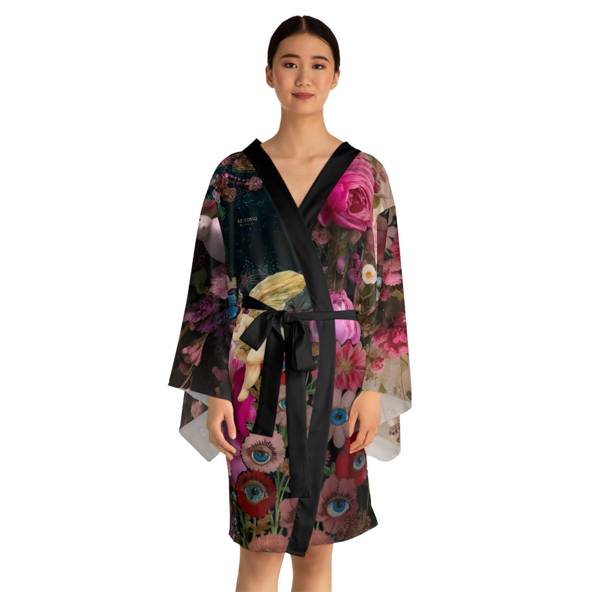 AD |CONIQ Garden of Eyes Bloom Kimono Robe