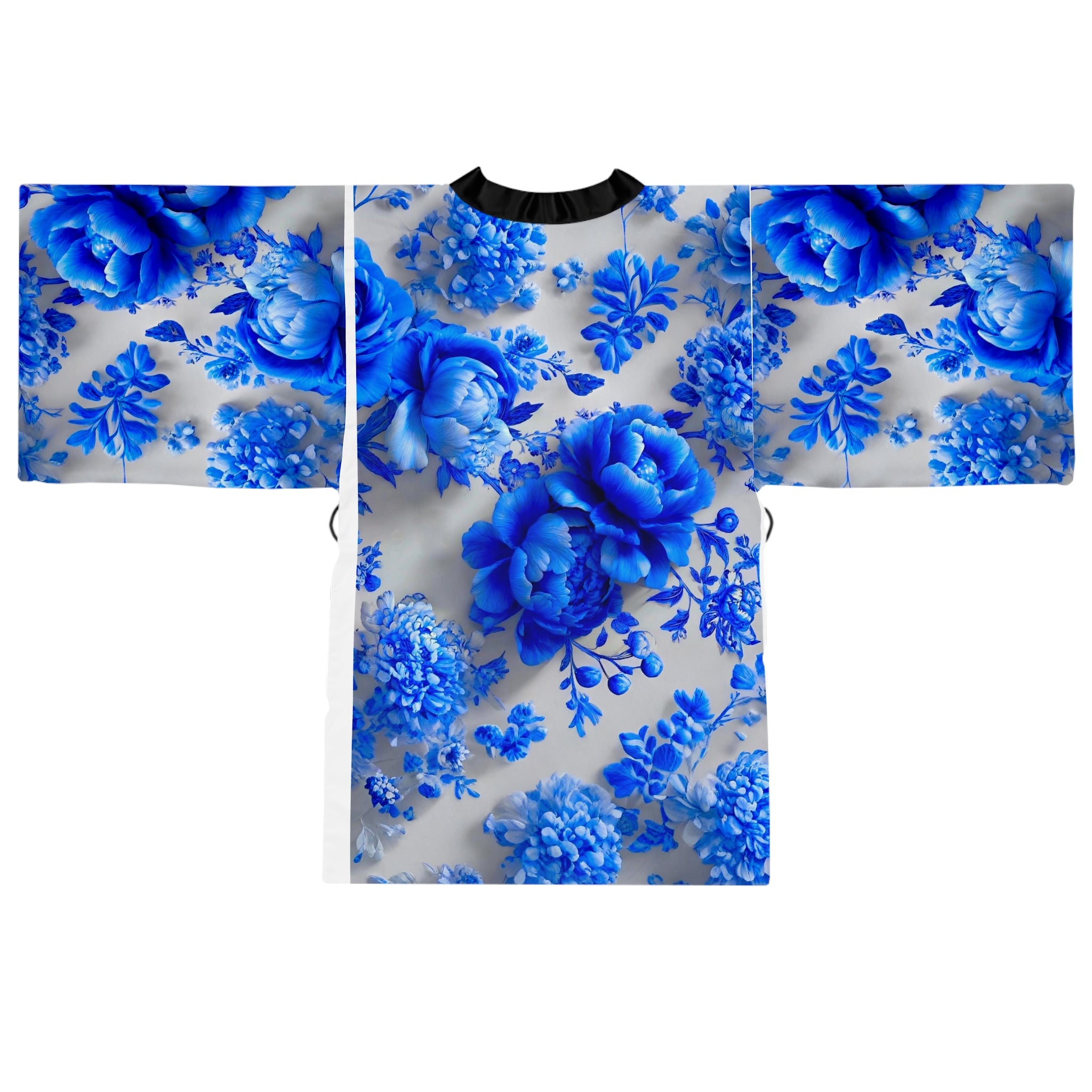 AD |CONIQ — La Flor Azul Bloom Kimono Robe