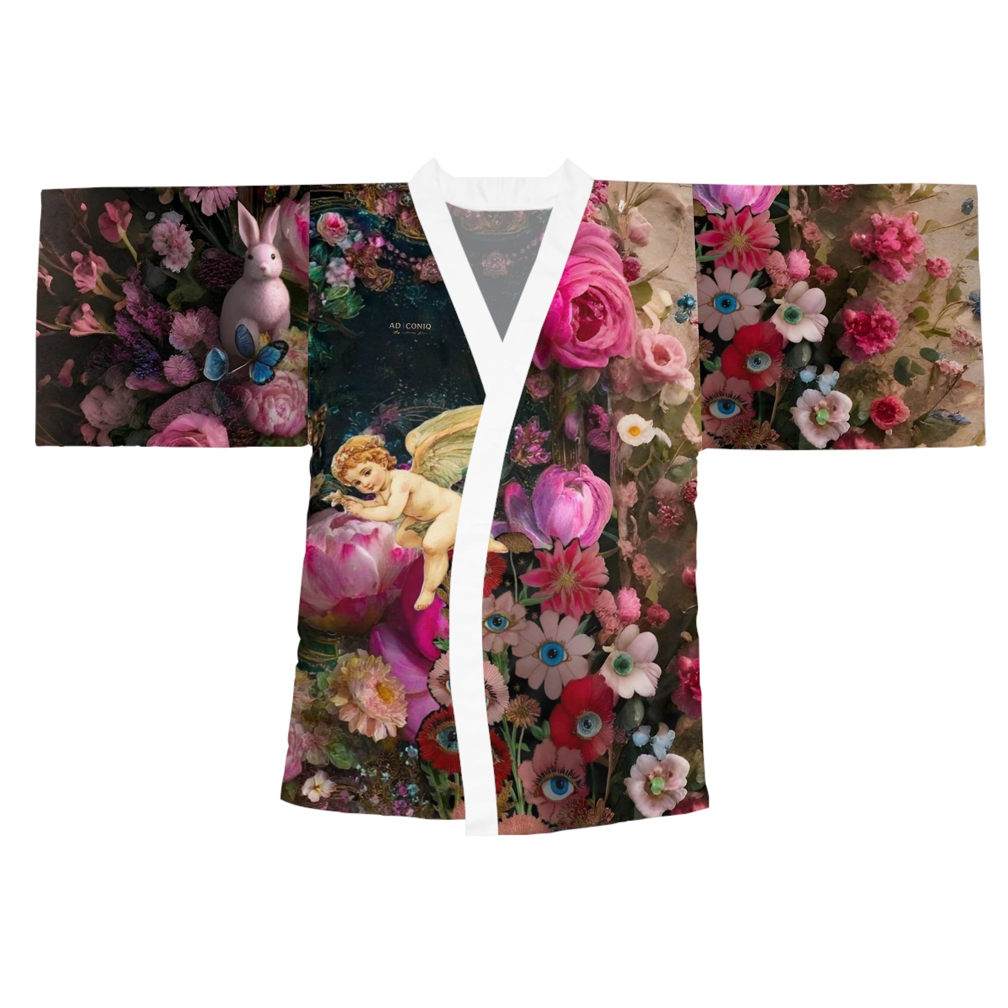 AD |CONIQ Garden of Eyes Bloom Kimono Robe