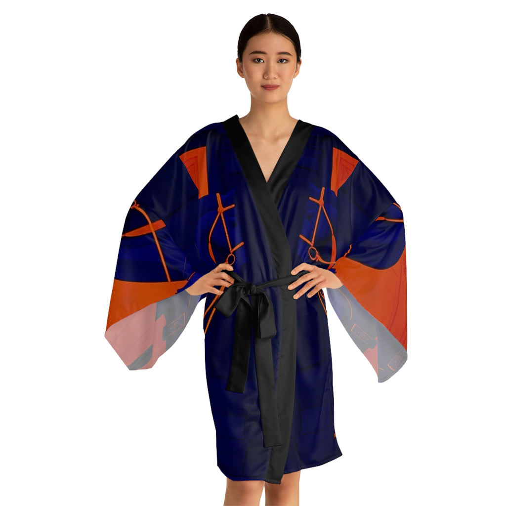 AD ICONIQ Equestrian Silhouette Kimono Robe