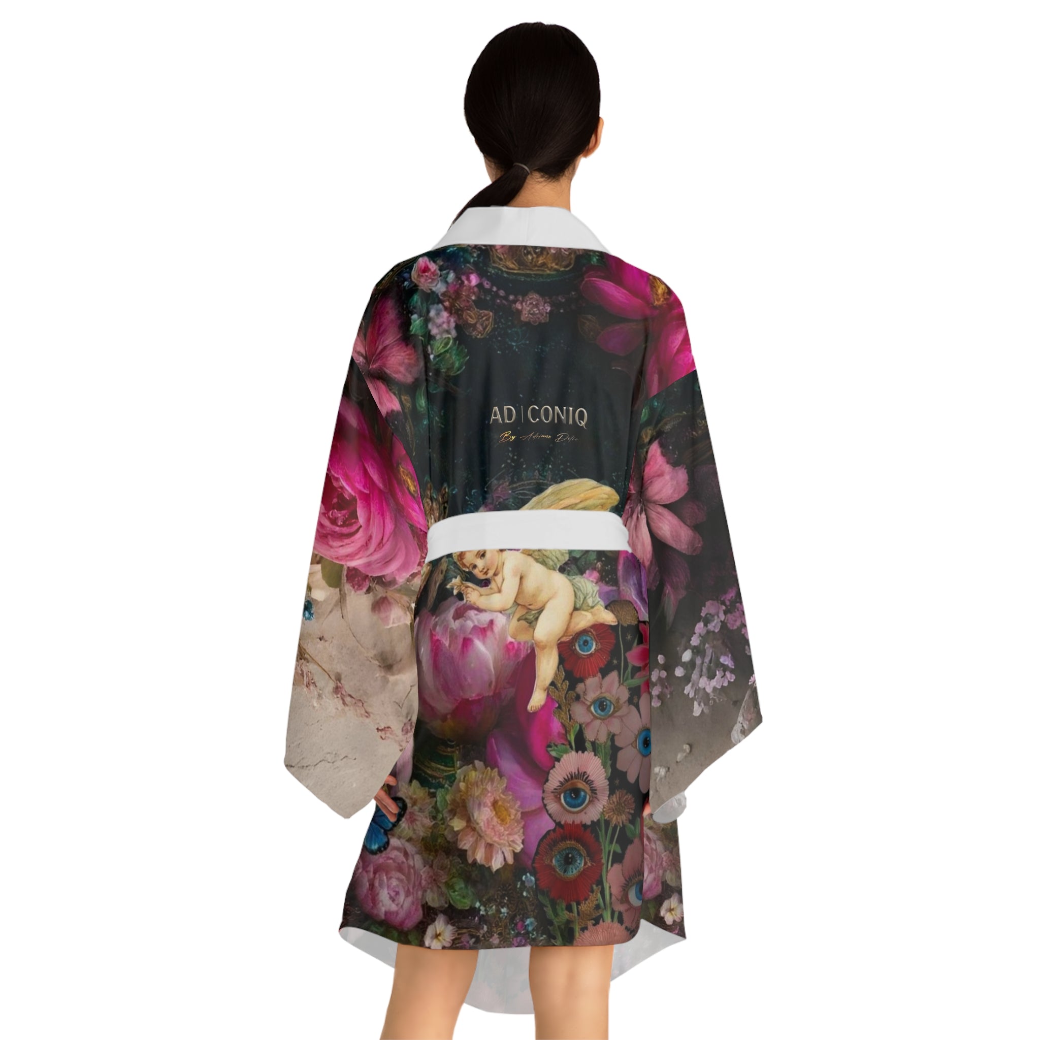 AD |CONIQ Garden of Eyes Bloom Kimono Robe