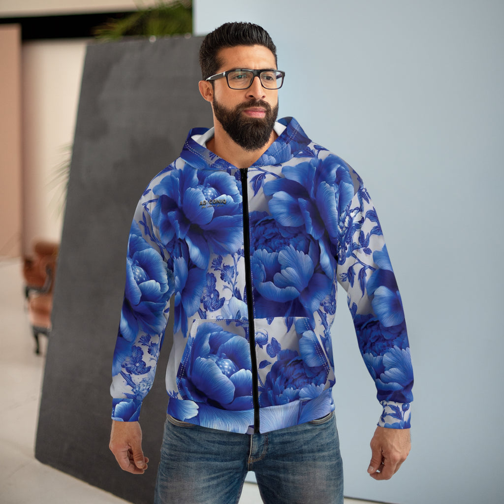 AD |CONIQ — La Flor Azul Zip Hoodie