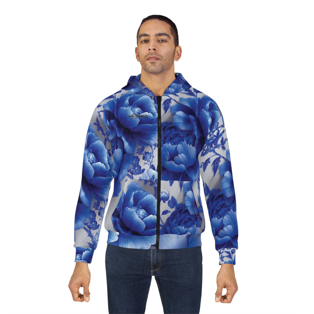 AD |CONIQ — La Flor Azul Zip Hoodie
