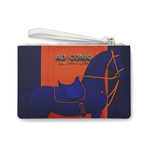 AD ICONIQ Equestrian Silhouette Clutch Bag