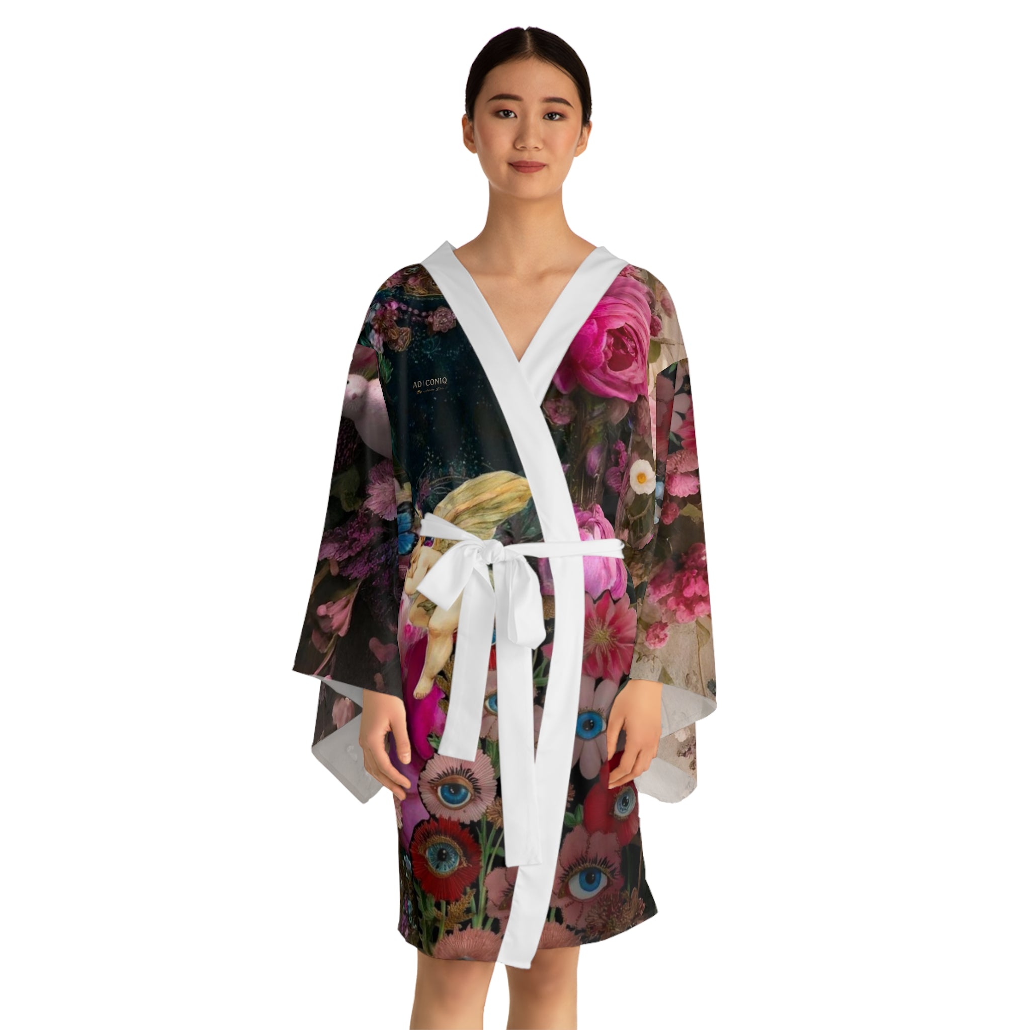 AD |CONIQ Garden of Eyes Bloom Kimono Robe