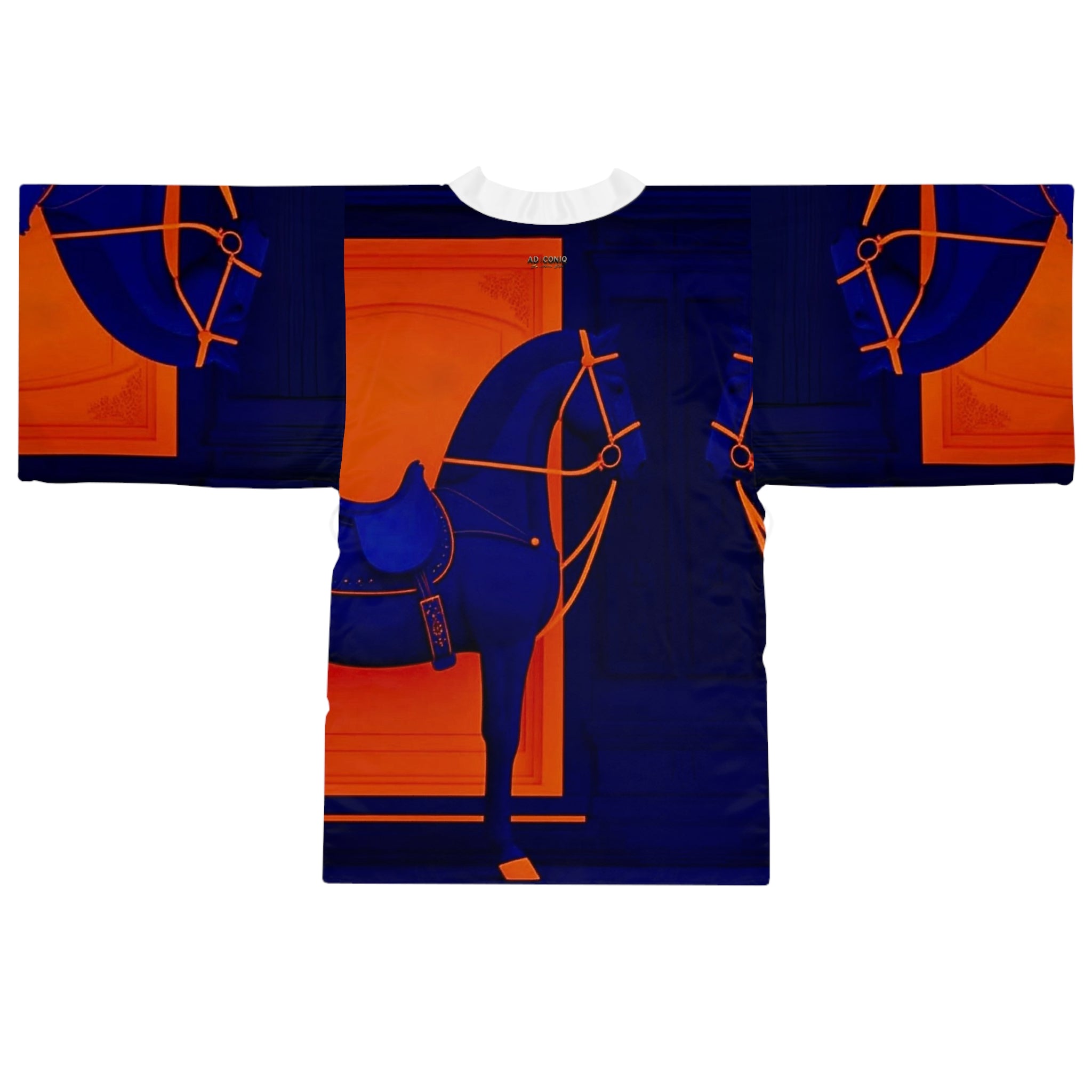 AD ICONIQ Equestrian Silhouette Kimono Robe