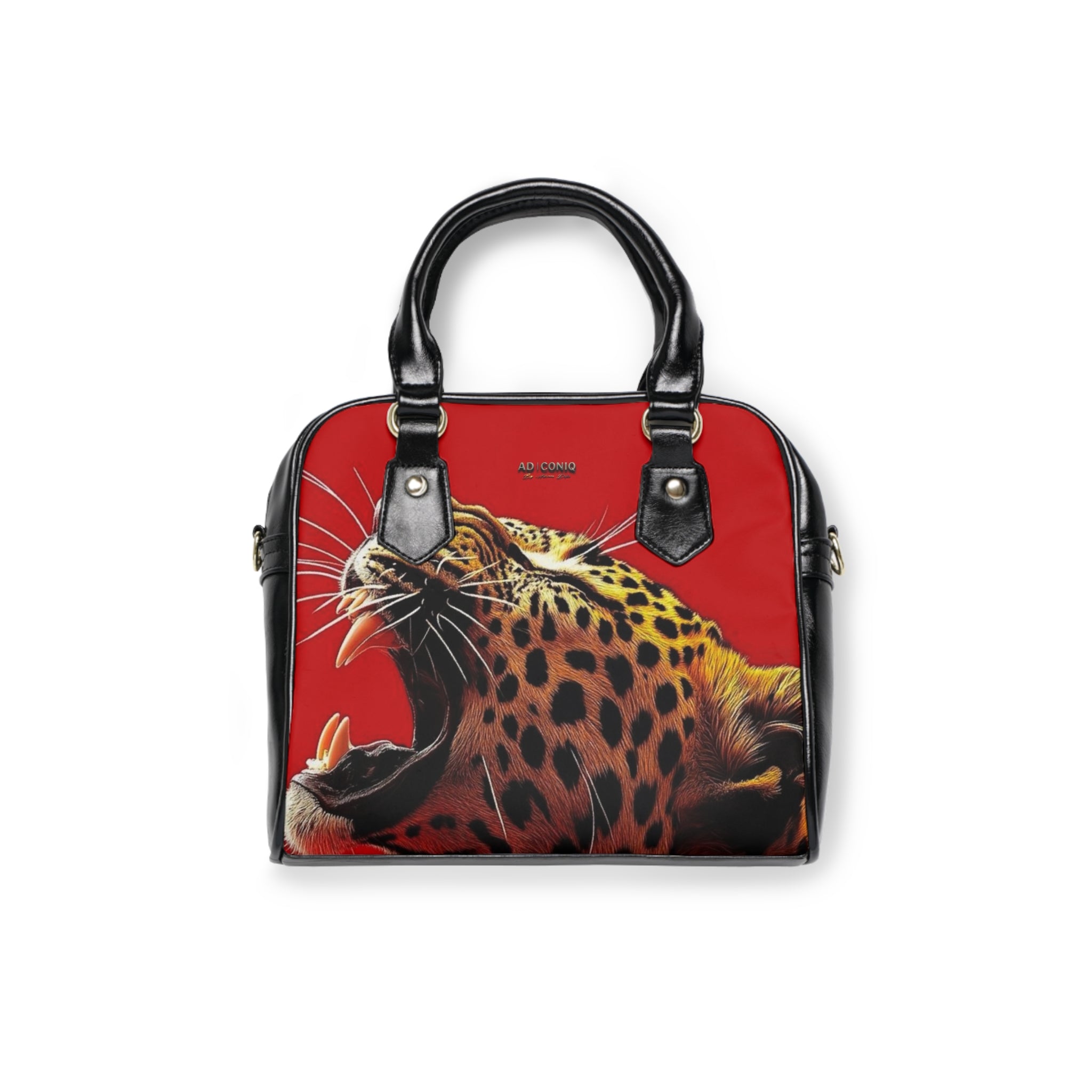 AD |CONIQ LA PANTHÈRE NOIRE ROUGE Handbag
