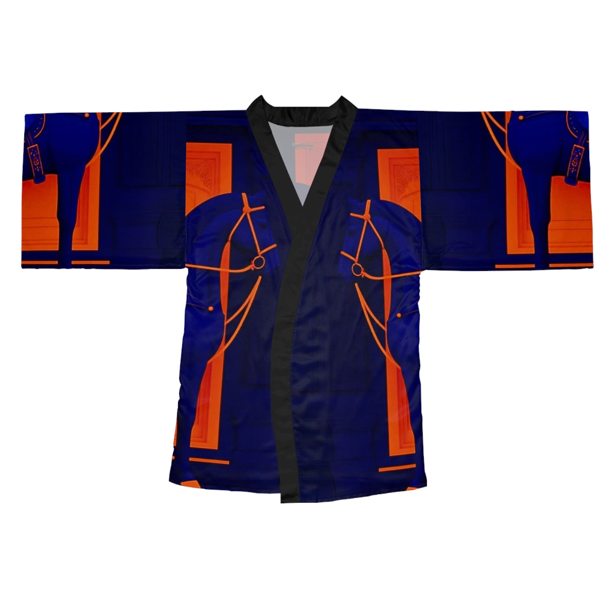AD ICONIQ Equestrian Silhouette Kimono Robe