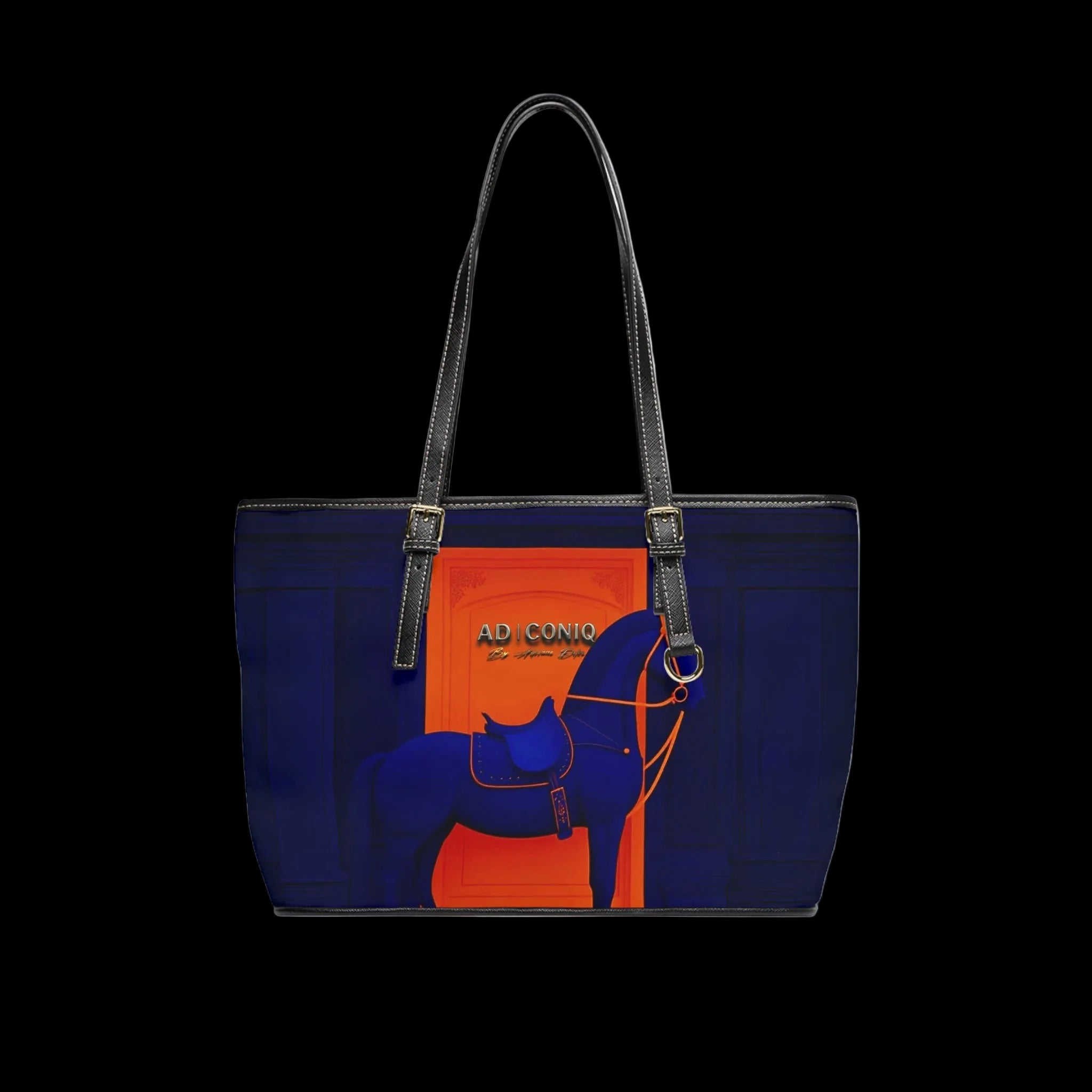 AD ICONIQ Equestrian Silhouette Tote Bag