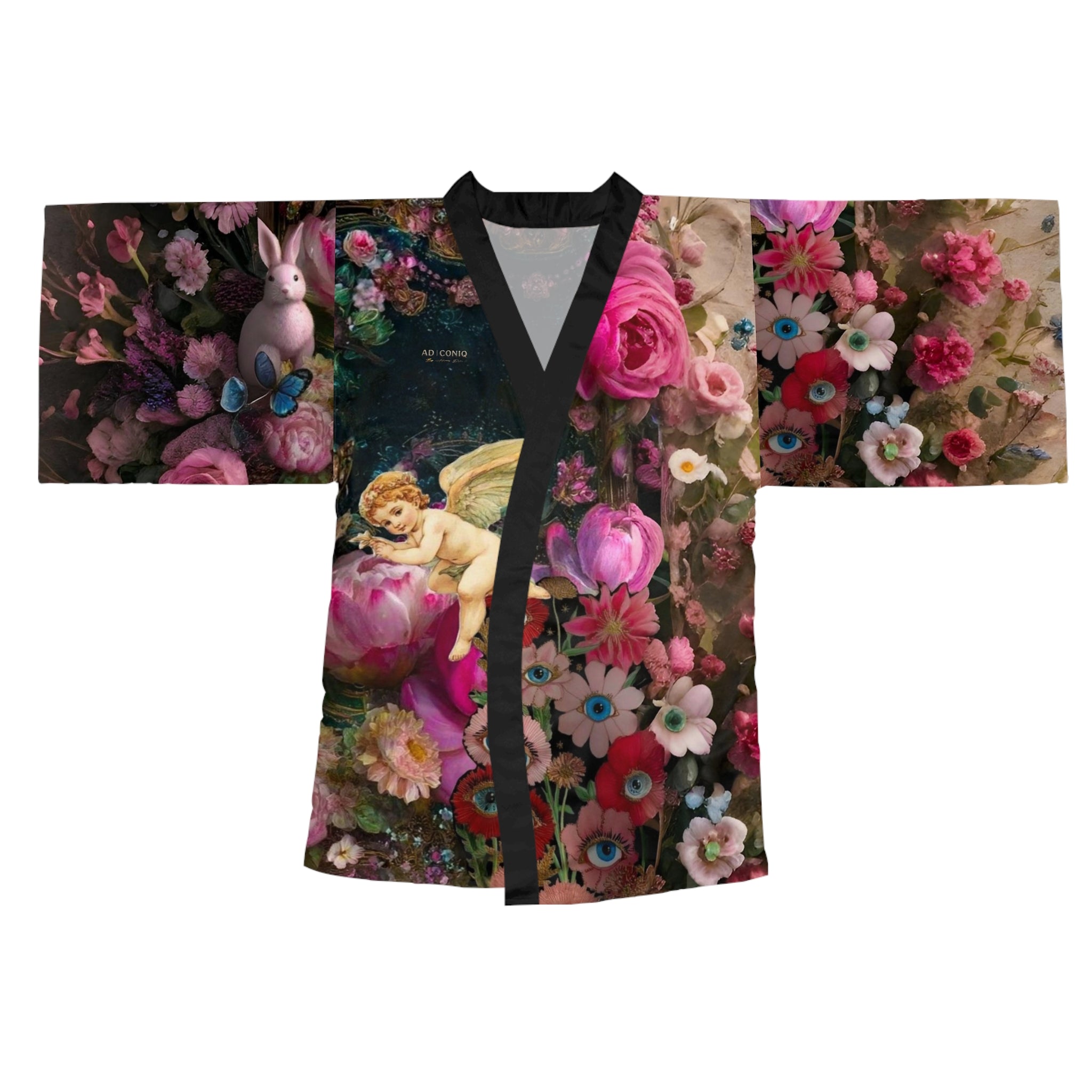 AD |CONIQ Garden of Eyes Bloom Kimono Robe