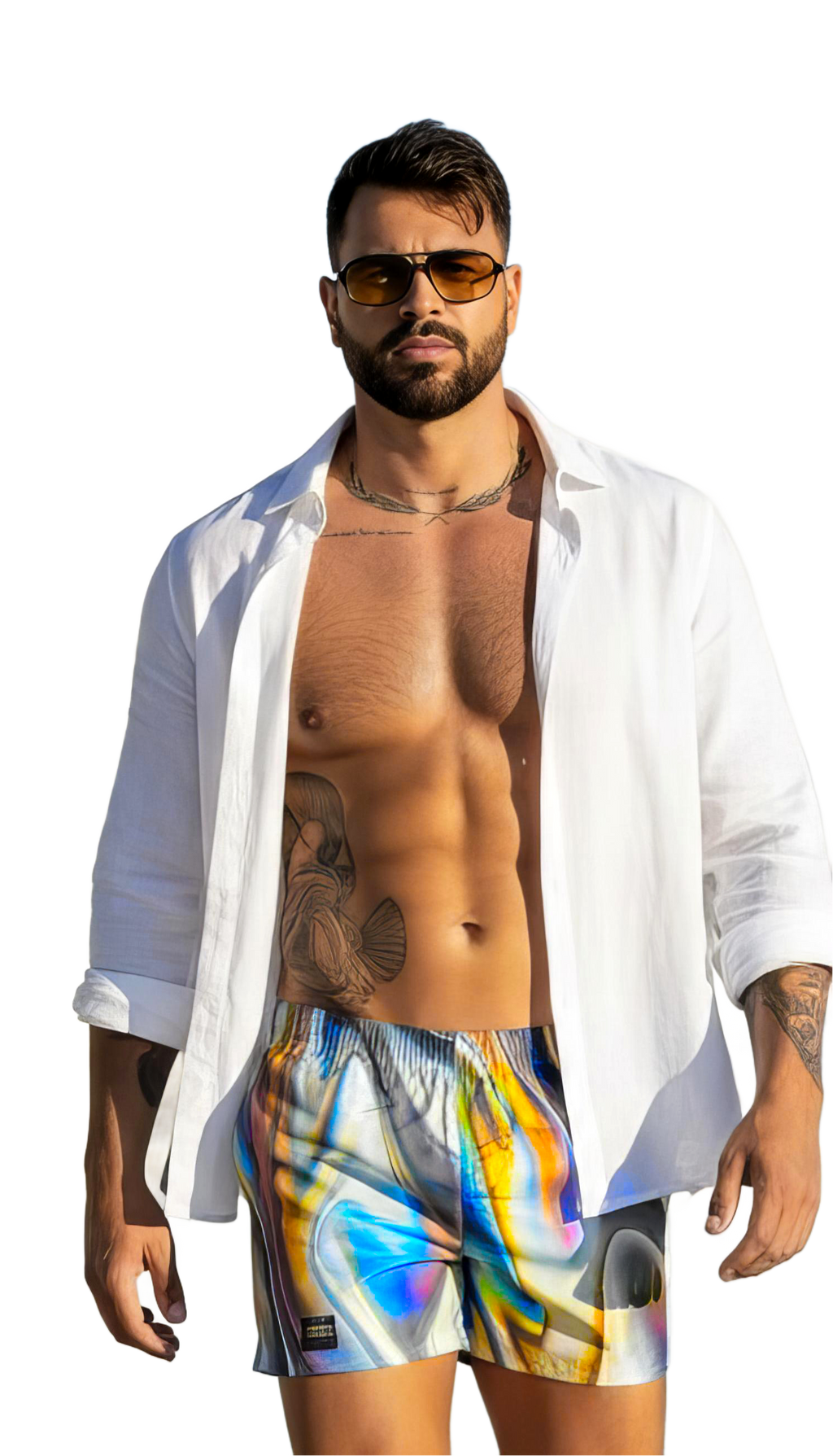 AD |CONIQ Recycled Swim Trunks