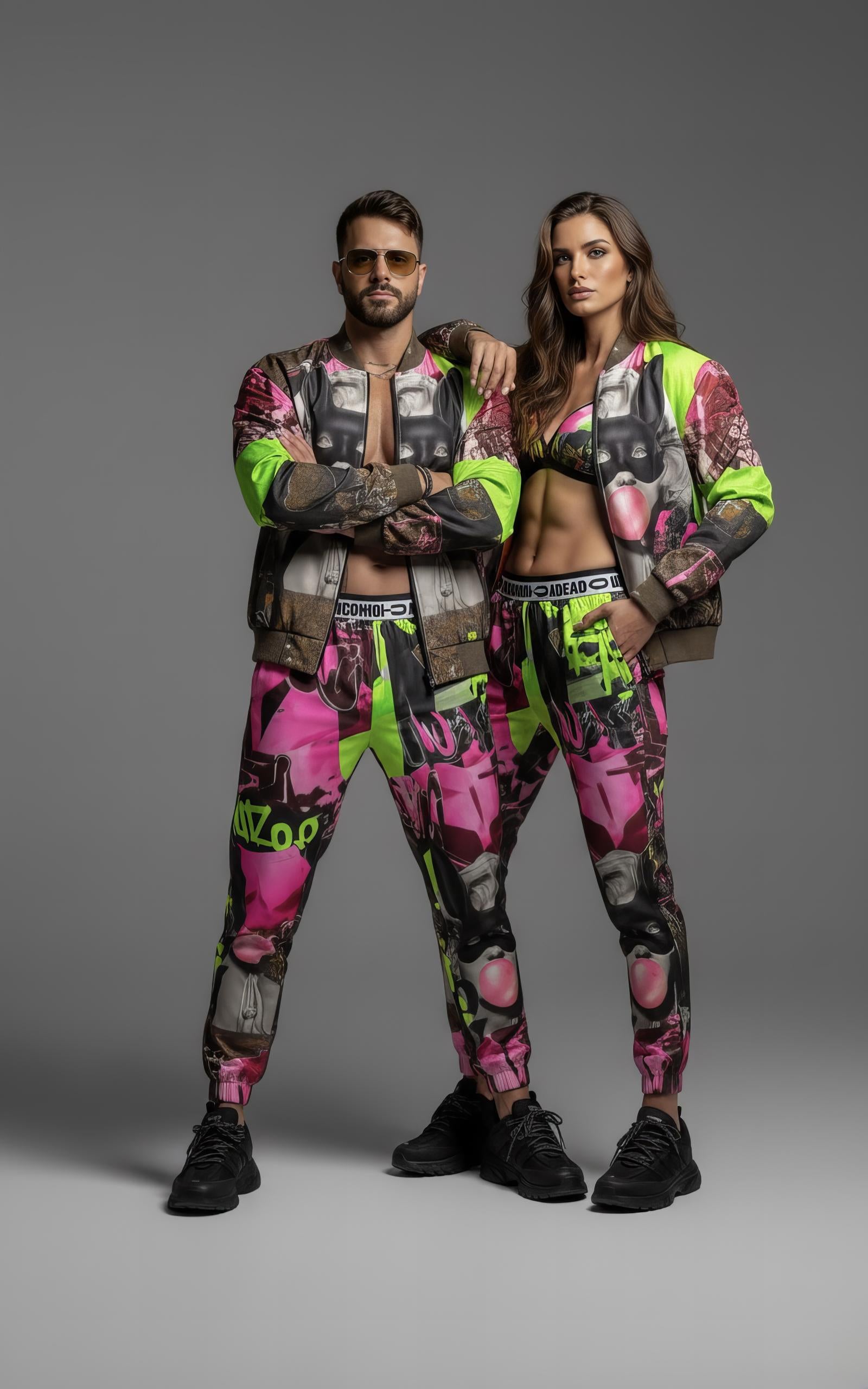 AD |CONIQ GRAFFITI BOMBER JACKET