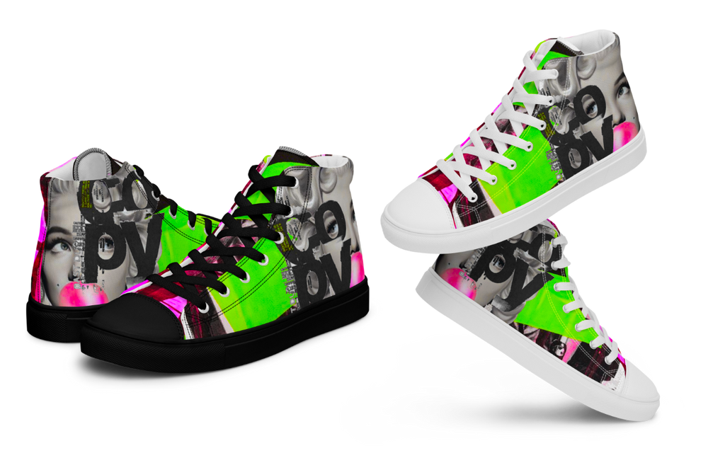 AD |CONIQ GRAFFITI HIGH TOP SHOES
